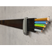 Kabelhouder Kabelbeugels Schnabl Kunststof kabelbeugel voor vlakbandkabels 5x16 / 5x25mm, donkergrijs 30091